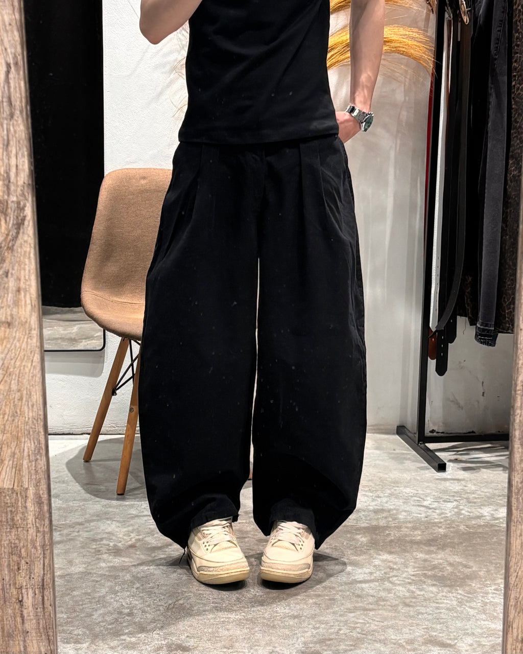 Pantalón Sastrero Rigido Negro