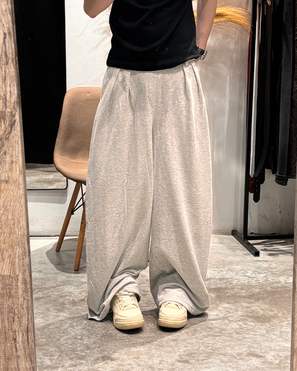 Joggin SuperBaggy Gris Melange