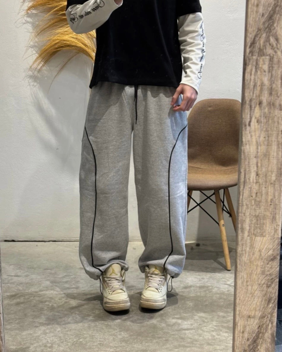 Joggin Baggy Linea Gris