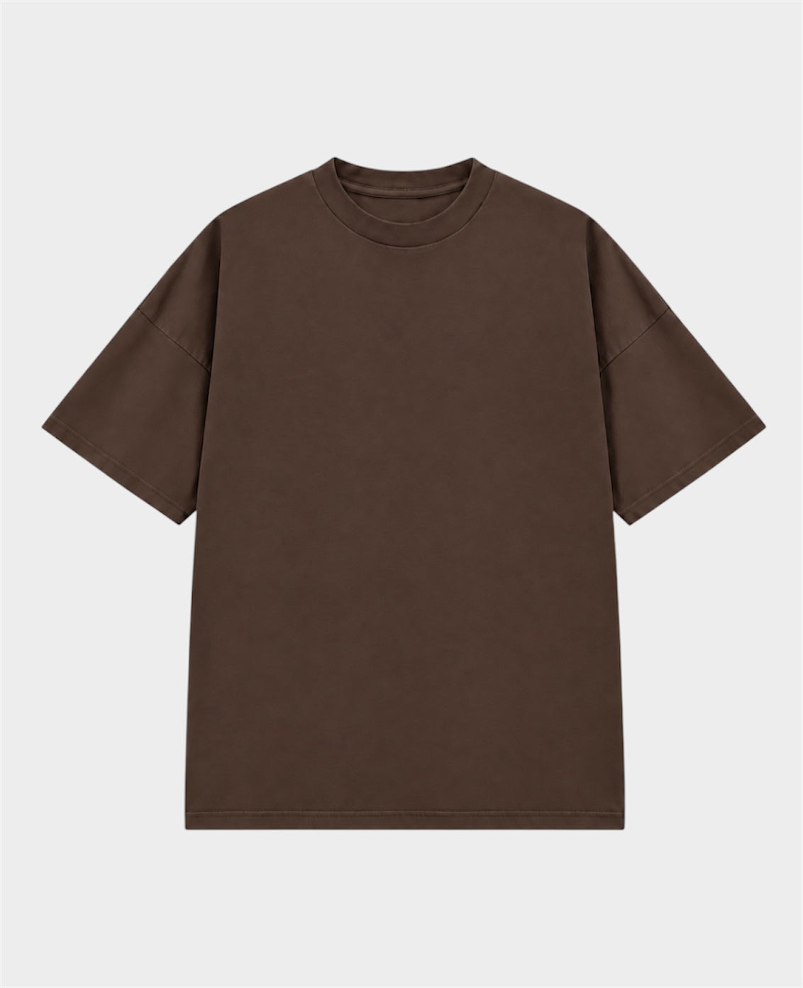 Remera Oversize Básica Marrón