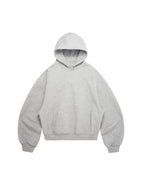 Hoodie Gris Melange Básico