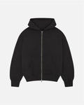 Campera Zip Básica Negra