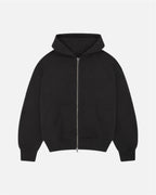 Campera Zip Básica Negra